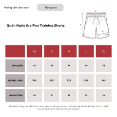 Quần ngắn Ura Flex Trainning Shorts