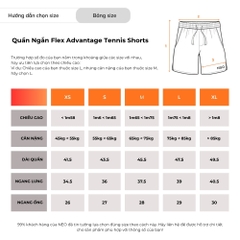 Quần Ngắn NK Flex Advantage Tennis Shorts