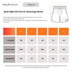 Quần Ngắn NK Court 6' Advantage Shorts
