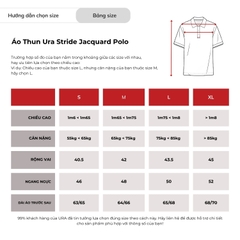 Áo Thun Ura Stride Jacquard Polo