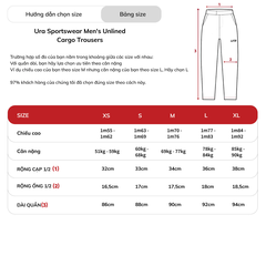 Quần Dài Ura Sportswear Men's Unlined Cargo Trousers