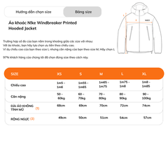 Áo Khoác NK Windbreaker Printed Hooded Jacket