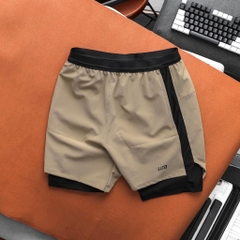 Quần Ngắn Ura Stride Hybrid Running Shorts