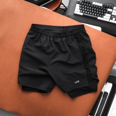 Quần Ngắn Ura Stride Hybrid Running Shorts
