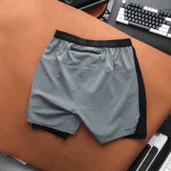 Quần Ngắn Ura Stride Hybrid Running Shorts