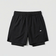 Quần Ngắn Ura Court Slam 2 in 1 Tennis Shorts