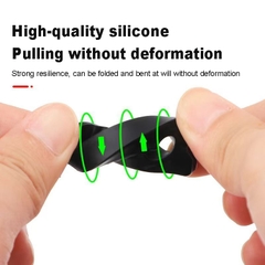4 Miếng Lót Giảm Chấn Cửa Ô Tô Silicon Chống Rung Im Lặng Giảm Chấn Đệm Khóa
