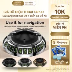 Giá đỡ điện thoại kiêm bảng số điện thoại xoay 360 độ