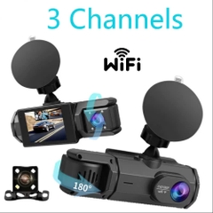 Camera 3 măt trước + trong + sau có wifi tiếng việt