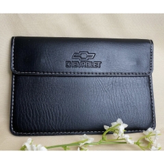 Ví da đựng giấy tờ có logo xe Đen