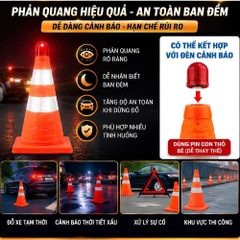cọc tiêu giao thông phản quang gấp gọn