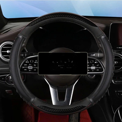 Bọc Vô Lăng da luxury vân carbon Tròn 45