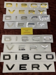Chữ nổi 3D Discovery dán nắp capo màu