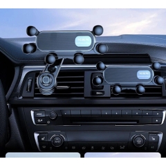 Giá đỡ điện thoại cài cửa gió 6 chấu little one chân dài