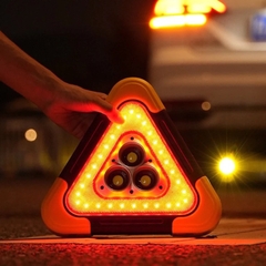 Đèn led tam giác cảnh báo 3 mắt
