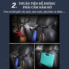 Móc treo đồ chữ S sau ghế