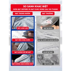 Bạt phủ toàn xe chất liệu bạt nhôm 3 lớp