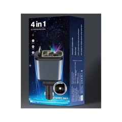 Tẩu sạc nhanh ô tô 4 trong 1  Type-C 120W