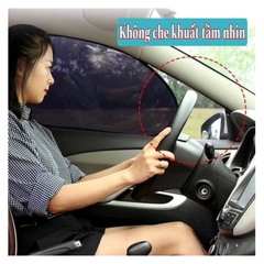 Tấm Che Nắng Ô Tô Cao Su Non Tự Hút bộ 4 miếng