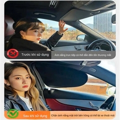 Combo 4 tấm che nắng cửa kính tĩnh điện