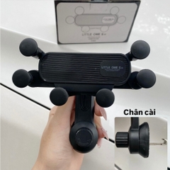 Giá đỡ điện thoại cài cửa gió 6 chấu little one chân dài