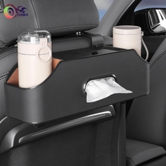 Hộp Treo Ghế Ô Tô 3in1 Đa Năng – Khay Để Cốc, Giá Đỡ Điện Thoại, Hộp Giấy & Móc Treo Loại 2
