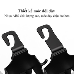 Giá Đỡ Cốc Nước Gắn Ghế Ngồi 0to Bằng ABS Có Móc Treo Đồ Và Giá Đỡ Treo Sau Xe Tiện Dụng- hàng đẹp