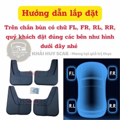 Bộ bốn miếng chắn bùn Vinfast