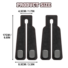 móc đôi da lộn treo sau ghế