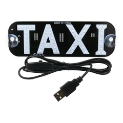 Đèn Led Chữ TAXI Thay Đổi 2 Màu, Đèn Báo Chữ TAXI Gắn Kính Lái Ô Tô