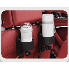 Giá Đỡ Cốc Nước Gắn Ghế Ngồi 0to Bằng ABS Có Móc Treo Đồ Và Giá Đỡ Treo Sau Xe Tiện Dụng- hàng đẹp