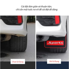 Bộ 2 miếng Tấm chắn bùn Cao Su Sport