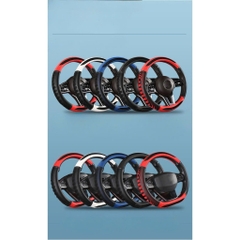 Bọc Vô Lăng da luxury vân carbon Tròn 40