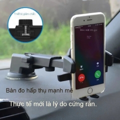 Giá đỡ điện thoại Sucker hít kính kéo dài xoay 360độ