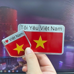 combo1 Tem CN +khiên I yêu việt nam
