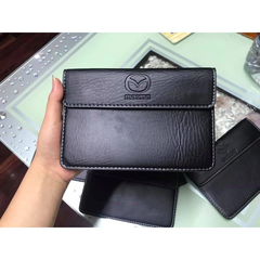Ví da đựng giấy tờ có logo xe Đen