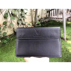 Ví da đựng giấy tờ có logo xe Đen