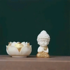 Tượng như lai thích ca ngồi đài sen