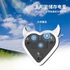 Đèn led hình trái tim chạy bằng năng lượng mặt trời Cảm Biến thông minh sạch USB