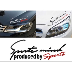 tem dán decal sport mind produce by sport