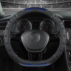 Bọc vô lăng Lưới Carbon Tổ Ong Cao Cấp tròn 38