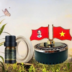 cờ xoay năng lượng mặt trời ( viền vuông)