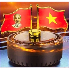 cờ xoay năng lượng mặt trời ( viền vuông)
