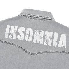 [NEW ARRIVAL] Áo Sơ Mi Denim Wash Form Boxy INSOMNIA CLUB - TS070