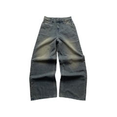 Quần Jean Wash INSOMNIA Ống Suông Rộng Unisex - PS020
