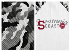 [NEW ARRIVAL] Áo Thun Tay Dài Raglan Camo Cotton Waffle Form Boxy Unisex - TS082