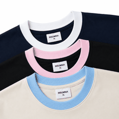[NEW ARRIVAL] Áo Thun Boxy Phối Cổ Lucky Girl INSOMNIA CLUB 250Gsm Cotton - TS068