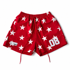[NEW ARRIVAL] Quần Short Gió Nhăn Họa Tiết Ngôi Sao INSOMNIA 08 Form Ống Rộng Unisex - PS030