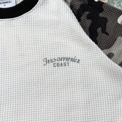 [NEW ARRIVAL] Áo Thun Tay Dài Raglan Camo Cotton Waffle Form Boxy Unisex - TS082