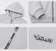 [NEW ARRIVAL] Áo Khoác Hoodie Zip Nỉ Cua 420GSM INSOMNIA Logo Kim Loại Form Boxy Cánh Dơi Unisex - HD017